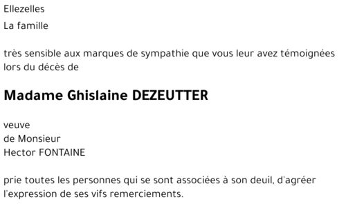Ghislaine Dezeutter