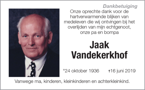 Jaak Vandekerkhof