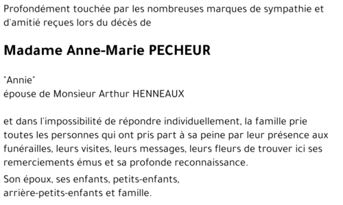 Anne-Marie PECHEUR