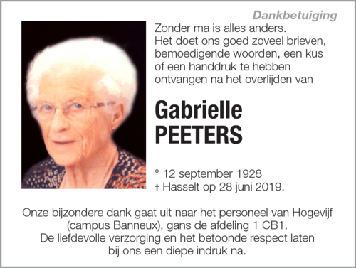 Gabrielle Peeters