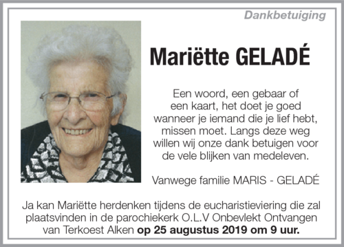 Mariette Gelade