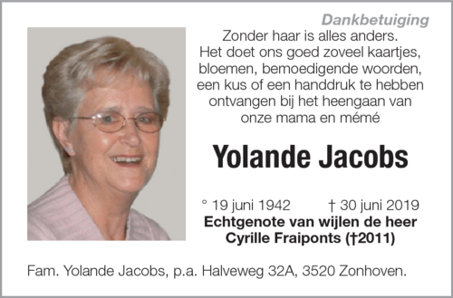 Yolande Jacobs