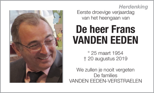 Frans Vanden Eeden