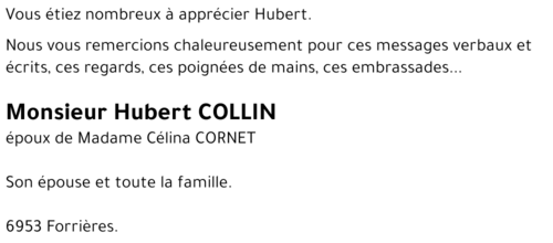 Hubert COLLIN