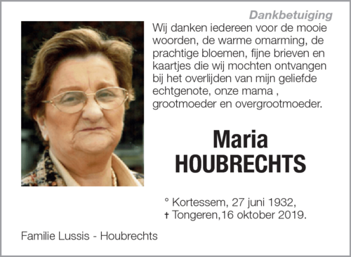 Maria Houbrechts