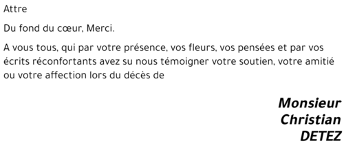 Christian DETEZ
