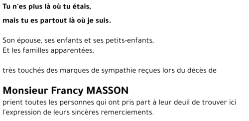 Francy MASSON