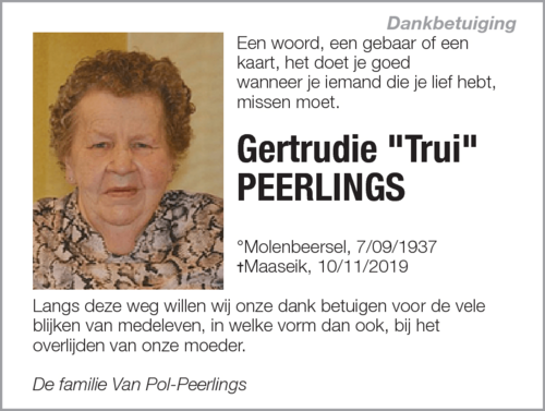 Gertrudie Peerlings