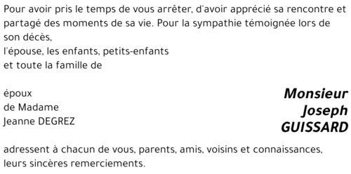 Joseph GUISSARD