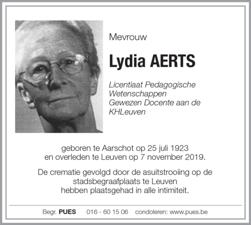 Lydia Aerts