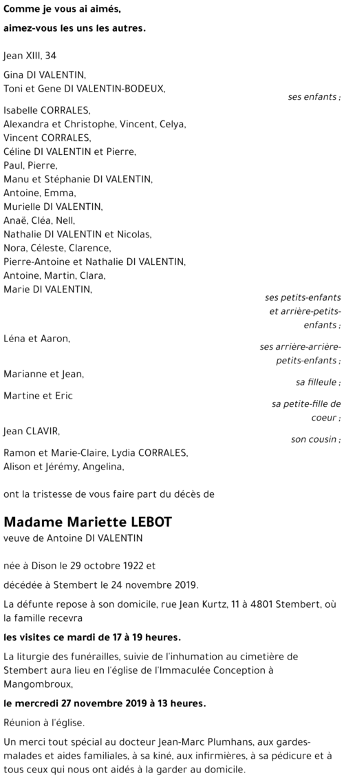 Mariette LEBOT