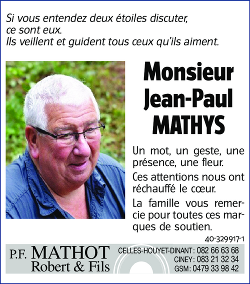 Jean-Paul MATHYS