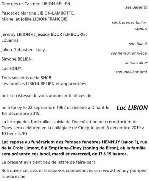 Luc LIBION