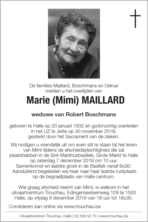 Marie (Mimi) Maillard