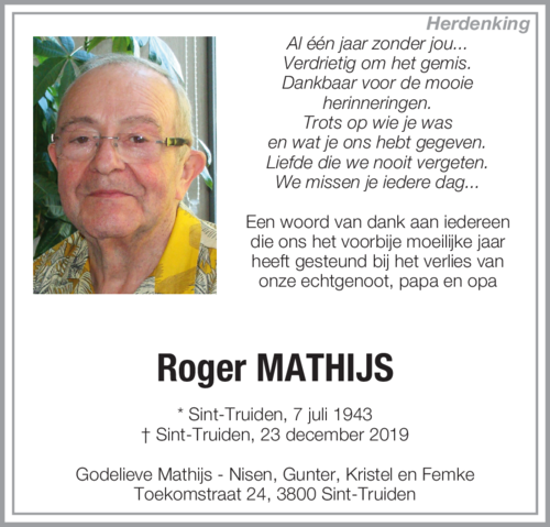Roger Mathijs