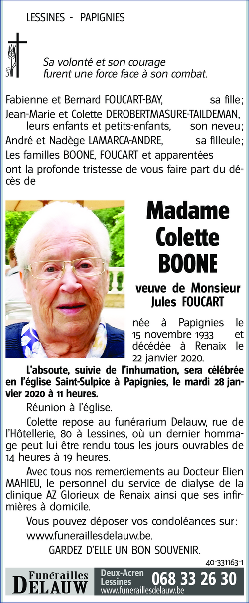 Colette BOONE