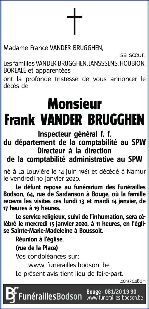 Frank VANDER BRUGGHEN