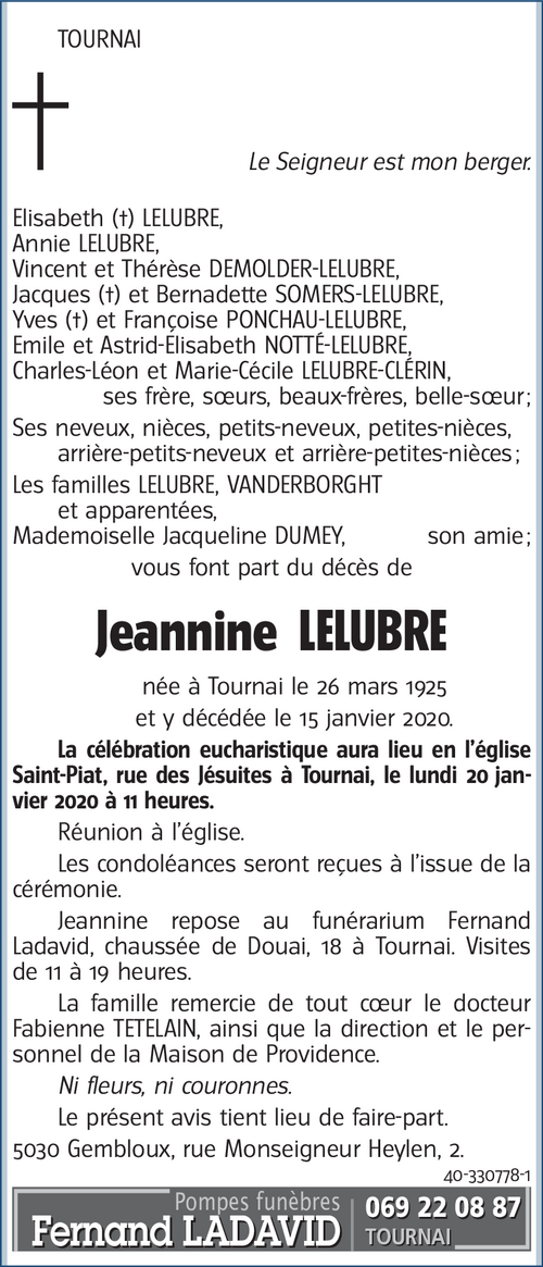 Jeannine LELUBRE
