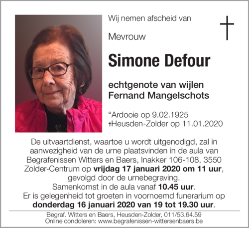 Simone Defour