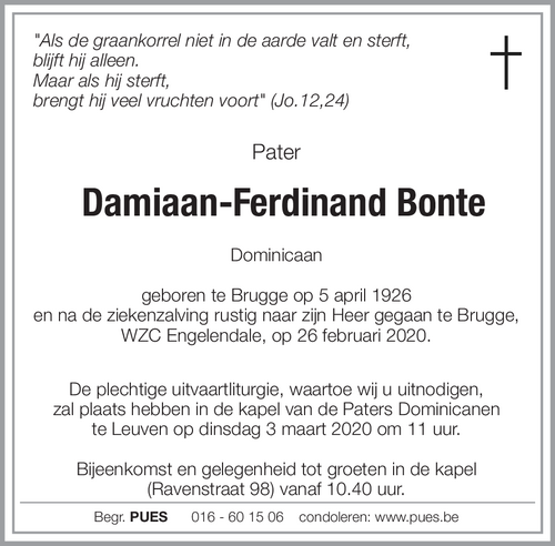 Damiaan-Ferdinand Bonte
