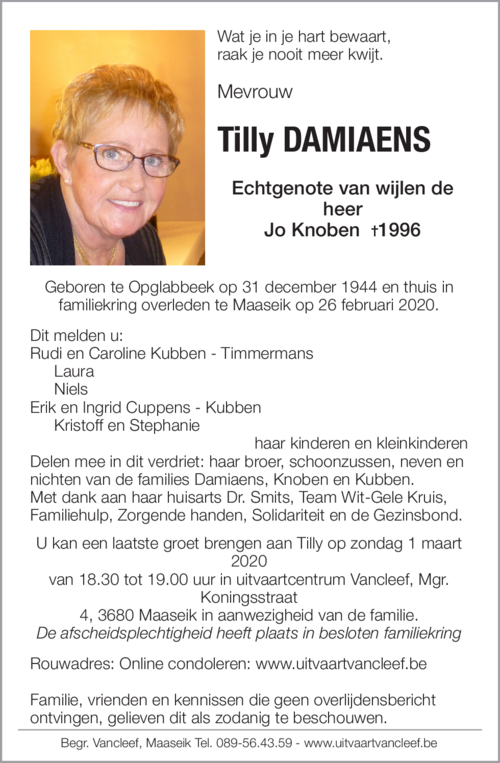 Tilly Damiaens