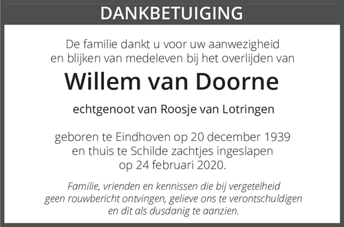 Willy van Doorne