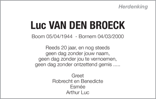 Luc van den Broeck