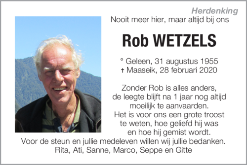 Rob Wetzels