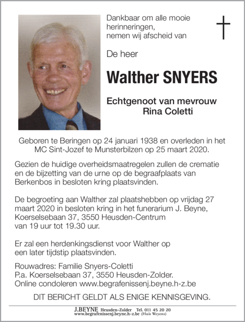 Walther SNYERS