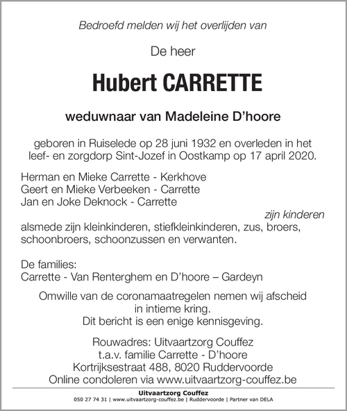 Hubert Carrette