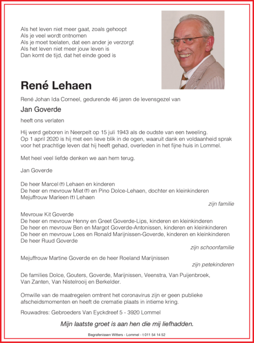 René Lehaen
