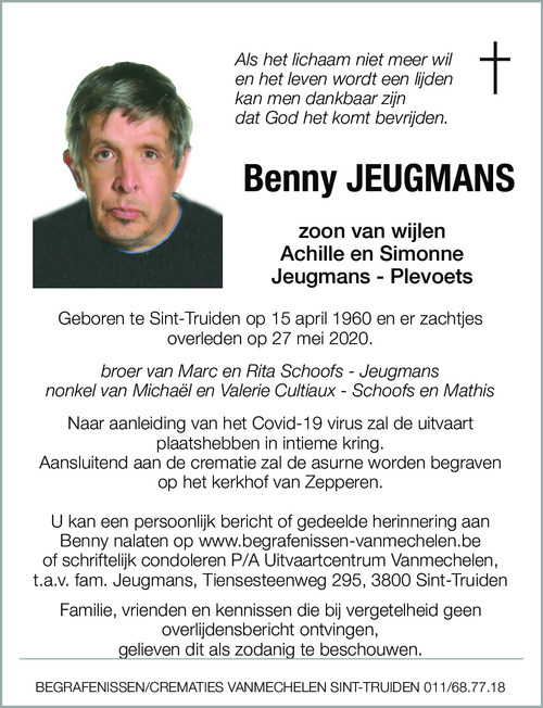 Benny Jeugmans