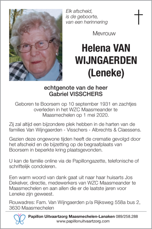Helena Van Wijngaerden