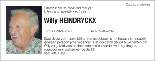Willy HEINDRYCKX
