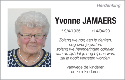 Yvonne JAMAERS