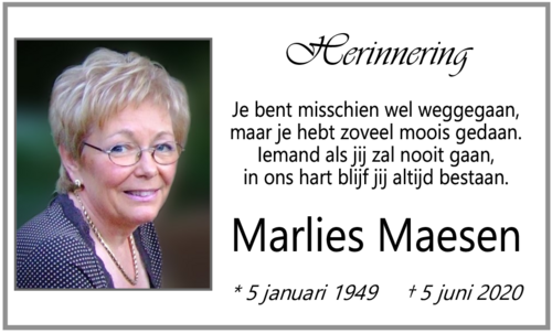 Marlies Maessen