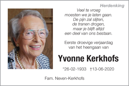 Yvonne Kerkhofs