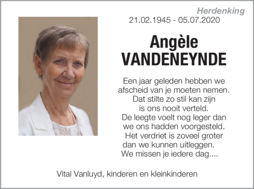 Angèle VANDENEYNDE