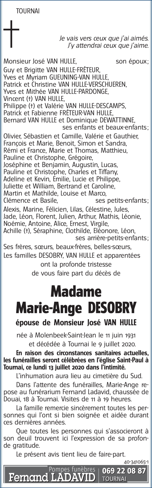 Marie-Ange DESOBRY