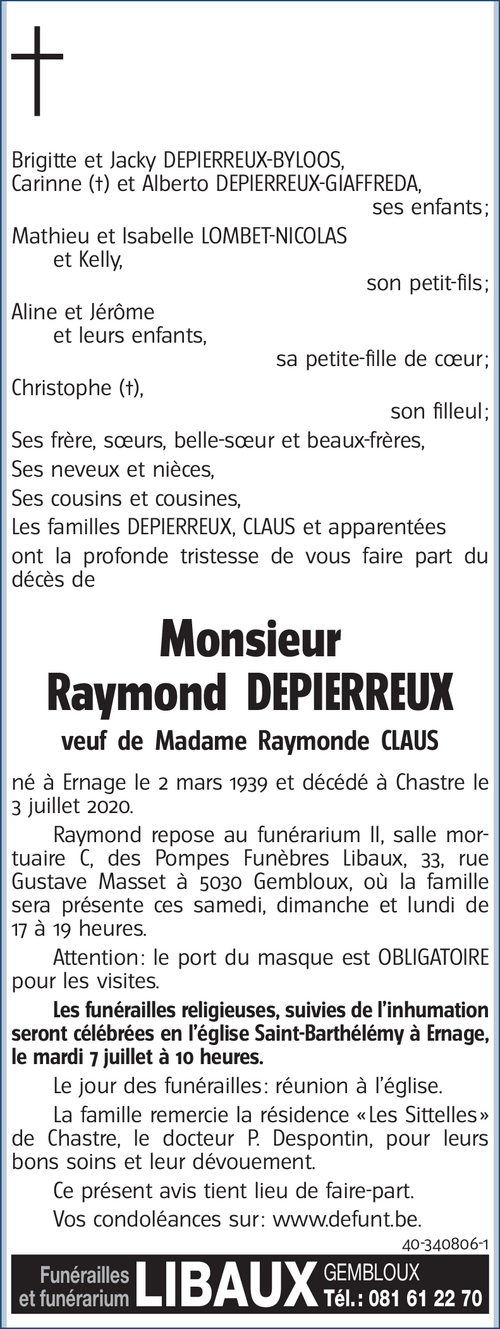 Raymond DEPIERREUX