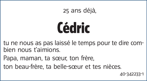 Cédric -
