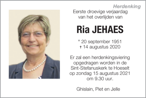 Ria Jehaes