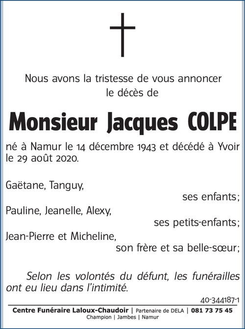 Jacques COLPE