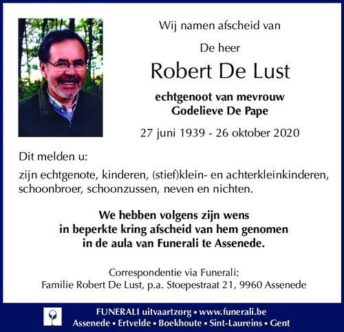 Robert De Lust
