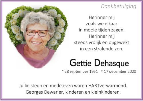 Georgette Dehasque