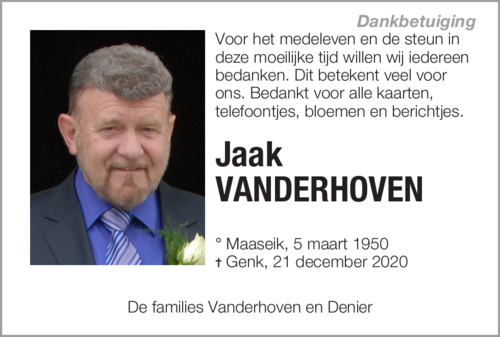 Jaak VANDERHOVEN