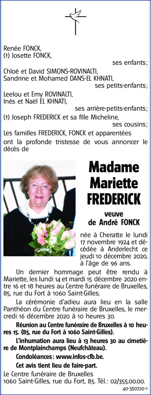 Mariette FREDERICK