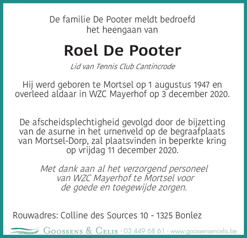 Roel De Pooter