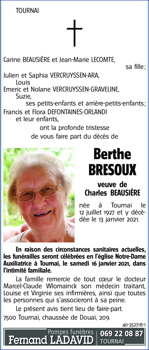 Berthe BRESOUX