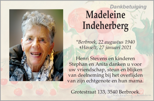 Madeleine Indeherberg